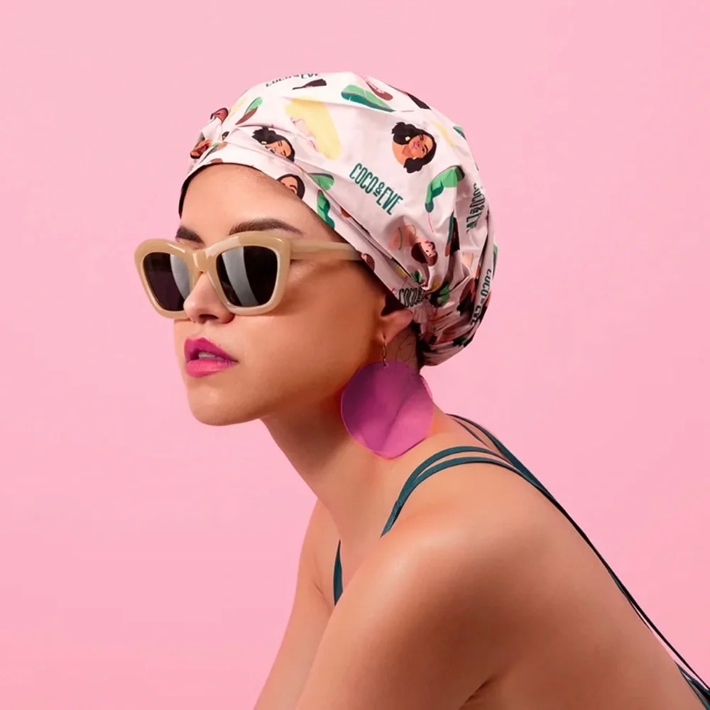 Coco & Eve moisture boost shower cap
